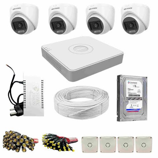 HIK VISION 4 CCTV CAMERA SETup Only for Rs.13999 only post image