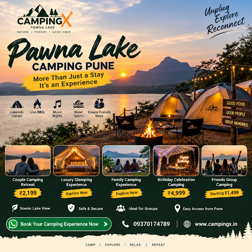 Escape the city and experience the beauty of nature at CampingX Pawna Lake. post image