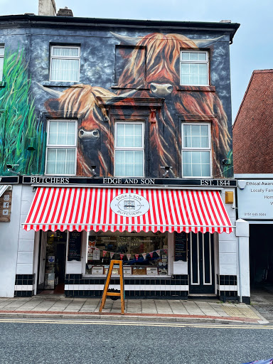 Pair of Moody Cows Mural by Paul Curtis