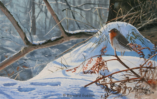 Bernard Guedon / artiste peintre et sculpteur animalier et nature . Gallery - France