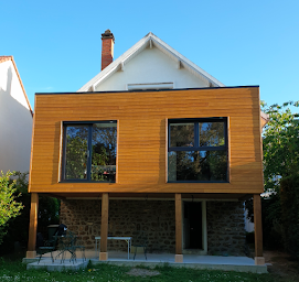 Photo n°13 de Extension ossature bois / ADD ESPACE à Berric (Fournisseur de fenêtres)