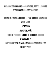 Menu Restaurant BON Guérande Page 2
