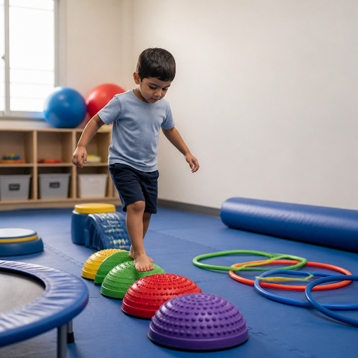 Sensory integration therapy helps children with autism understand and respond better to sounds, t… post image
