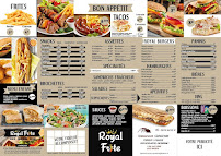 Menu Royal Frites Page 1