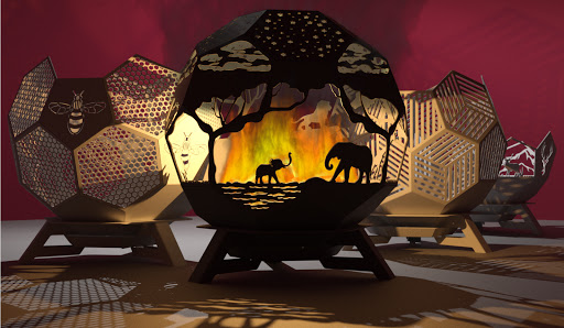 Geodesic Firepits - Visual