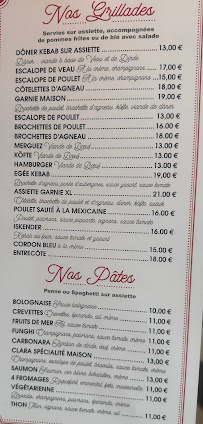 Menu Chez Clara Illzach Page 6