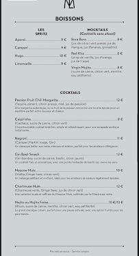 Menu La Mandoline - Restaurant de viandes d'exception à Crolles Page 5