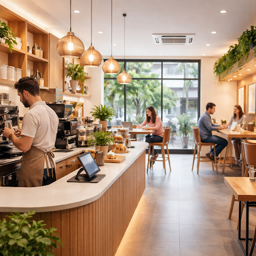 A smart cafe layout does much more than look stylish – it makes every order smoother and every gu… post image