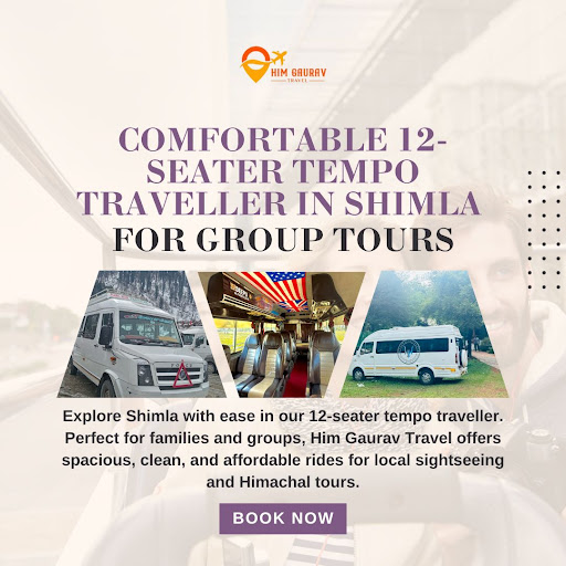 Planning a group trip in the hills? Choose the comfortable 12-seater Tempo Traveller in Shimla fr… post image