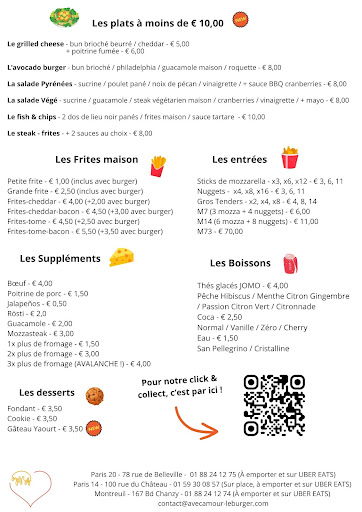 Photo 3 - avec amour - le burger Montparnasse