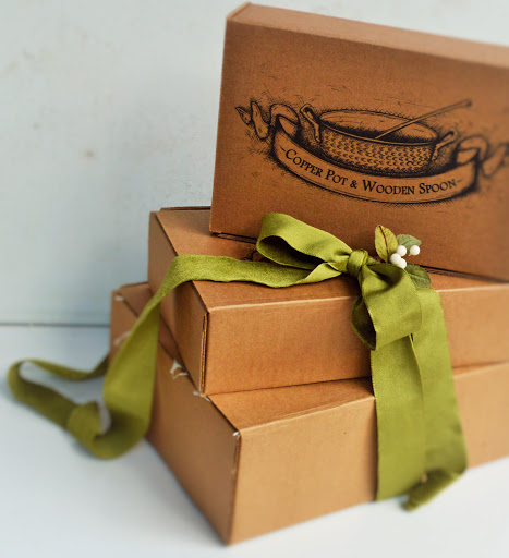 Copper Pot & Wooden Spoon - Thumbnail