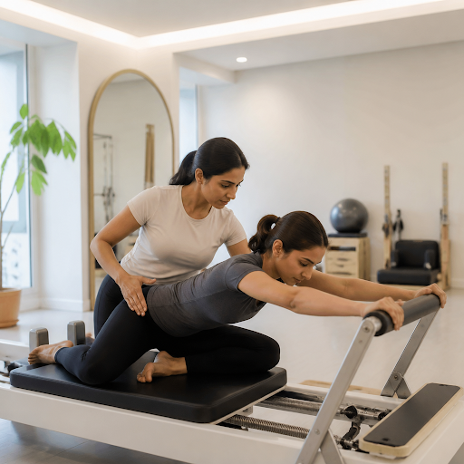 At Sthira Pilates and Rehab Studio in Paschim Vihar, Delhi, we believe real, lasting results come… post image