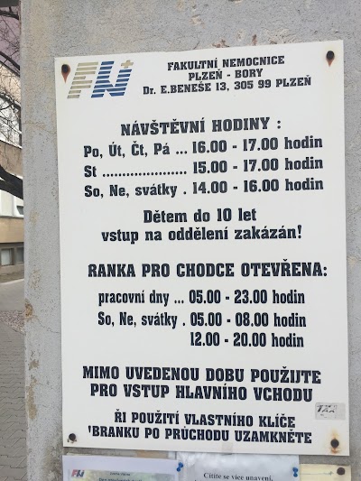 Photos of Fakultn&iacute; nemocnice Plzeň