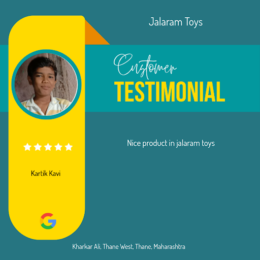 Kartik from Thane raves about Jalaram Toys' exceptional service! He gave us a perfect 5-star rati… post image