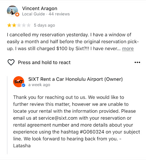 SIXT Rent a Car Honolulu Airport - Thumbnail