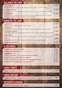 Menu UNE FAIM DE LOUP ÉTOILE SUR RHÔNE Page 1