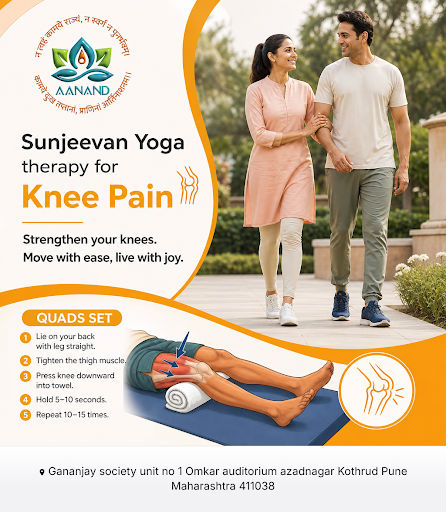 Experience transformative yoga therapy at Aanand Yog Chikitsalay. Our expert Sunjeevan Yog therap… post image