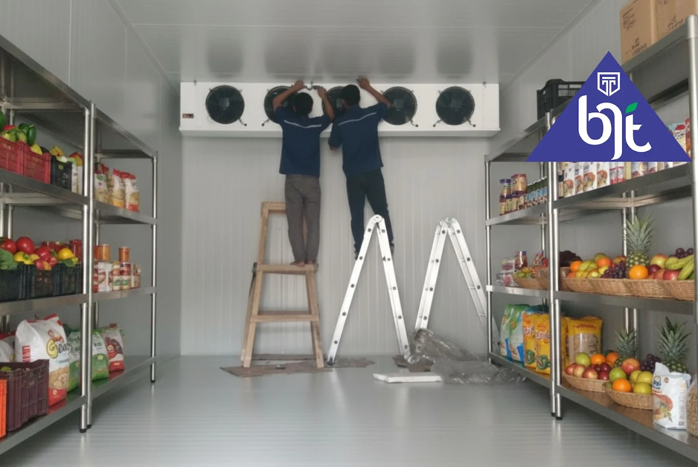 Dokumentasi proyek instalasi cold storage PT. BJT Indonesia