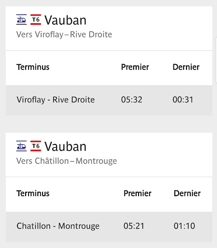 Vauban (Bus T6)