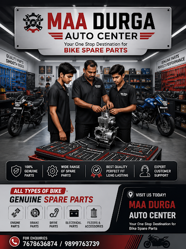 ✨MAA DURGA AUTO CENTER ✨Bike Spare Parts shop