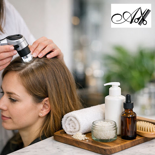 A healthy scalp is the secret behind shiny, strong and manageable hair. At Ally's Family Beauty S… post image