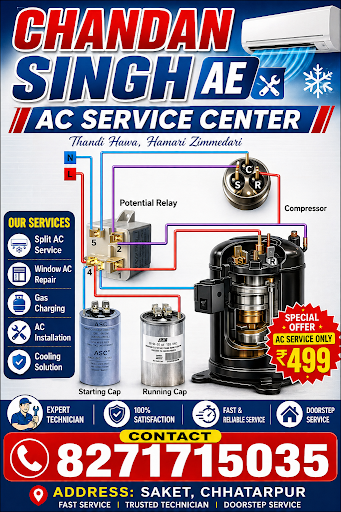 AC service saket chatarpur madin gadhi fridam fiter saket parivartan complex Chhatarpur enclave f… post image