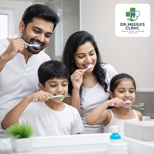 Strong oral health starts at home. At Dr. Meera’s Clinic in Medavakkam, Chennai, we guide familie… post image