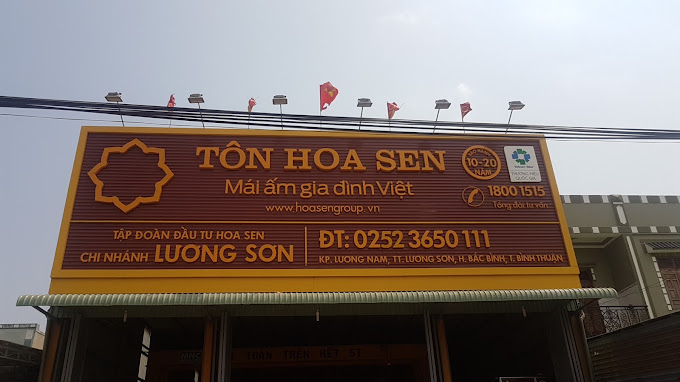 Tôn Hoa Sen – Cửa Hàng Bắc Bình 2, Lương Tây, Bắc Bình, Bình Thuận