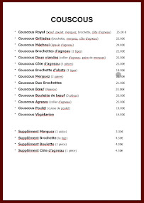 Menu Aux Trois Paysans Page 1