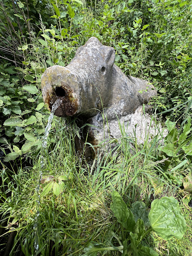 Wildschwein Brunnen Skulptur von Bildhauer Friedrich Freiburg - Thumbnail