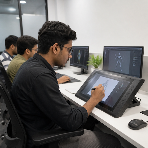 Step into the world of animation with hands-on, industry-focused training at Font Computer Educat… post image