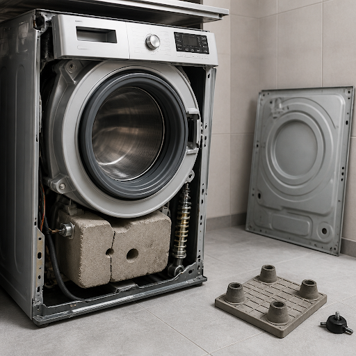 Is your washing machine shaking, moving, or making loud noises during the spin cycle? Ignoring vi… post image