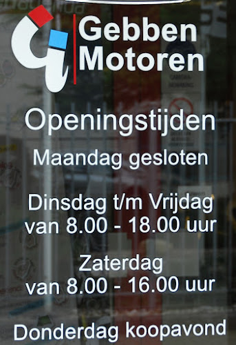 Gebben Motoren openingstijden