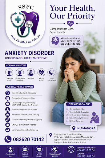 Find compassionate and professional Anxiety Disorder Treatment at Suvarnasandhya Clinic with Dr.… post image
