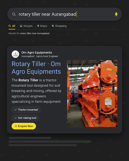 Om Agro Equipments in Aurangabad offers high-quality rotary tillers designed for efficient soil b… post image