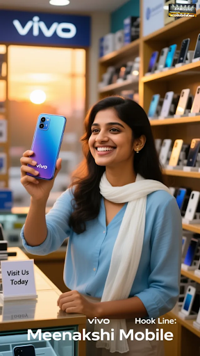 Experience the future of smartphones with the vivo 5G mobile phone, now available at Meenakshi Mo… post image