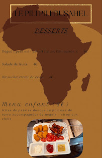 Menu LE PILI PILI DU SAHEL Page 5