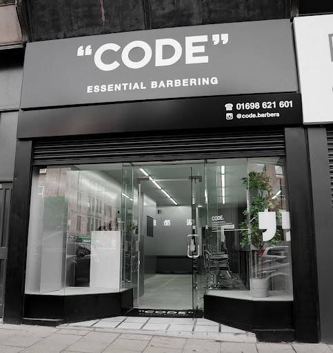 “CODE” Essential Barbering Uddingston - Visual