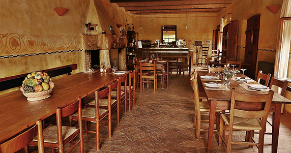 Podere Il Casale restaurant - Pienza