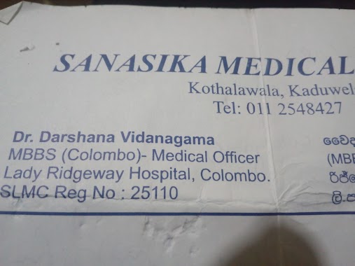 Sanasika Medical Centre, Author: Ajith Kumara