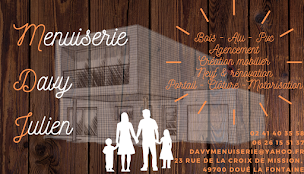 Photo n°1 de MENUISERIE DAVY JULIEN à Doué-en-Anjou (Atelier de menuiserie)