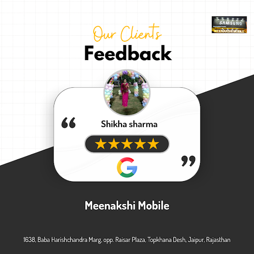 Shikha raves about her exceptional experience at Meenakshi Mobile, Jaipur's top-rated second hand… post image