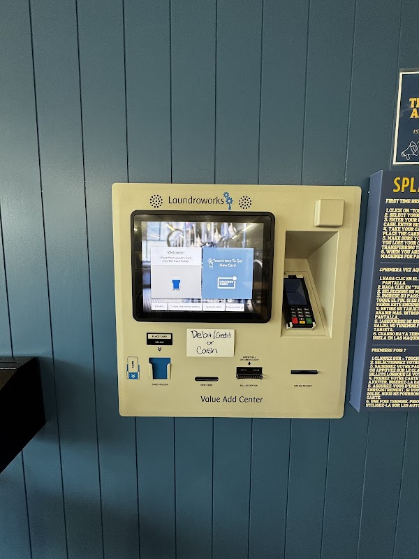 Splash Laundry laundromat interior in Kansas City, MO
