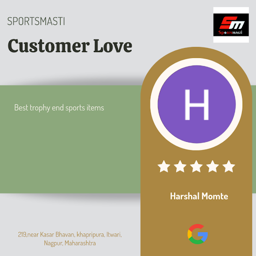Harshal raves about his experience at SPORTSMASTI BEST SPORTS SHOP IN NAGPUR, praising our except… post image