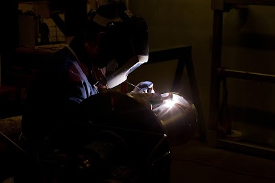 Photos of Golden steel construction