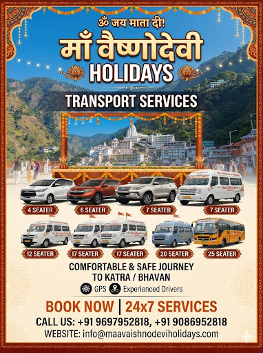 🚖 Maa Vaishnodevi Holidays – Your Trusted Travel & Transportation Partner in North India! 🏔️ post image