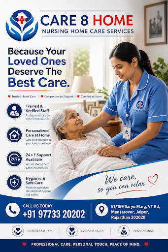 Care 8 Home – Nursing Home Care Services in Jaipur is a trusted Best Home Care Service in Jaipur,… post image