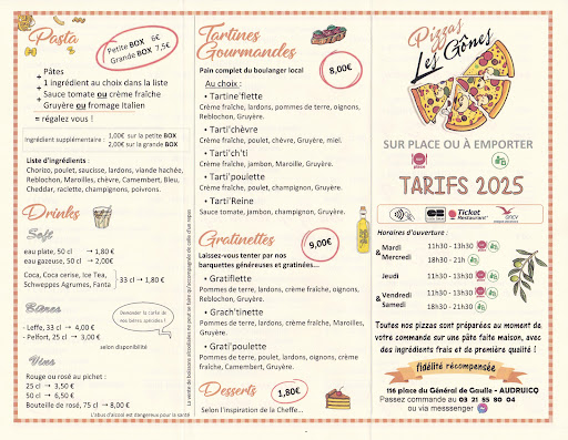 Pizzas Les Gônes