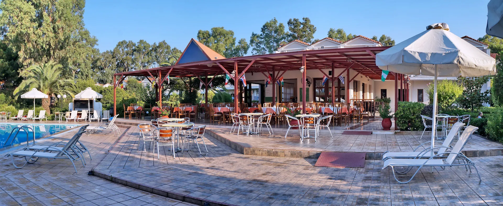 Pasiphae Hotel at Skala Kallonis of Lesvos islnad in Greece