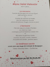 Menu Le Vernay Restaurant (Caluire et cuire) Page 1